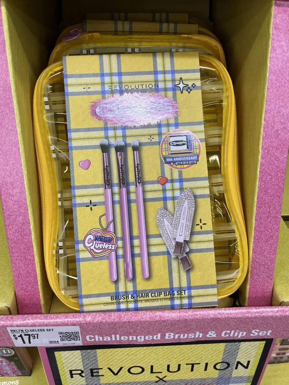 Revolution x Clueless Ensembly Challenged Brush & Clip Set 💛 NEW
